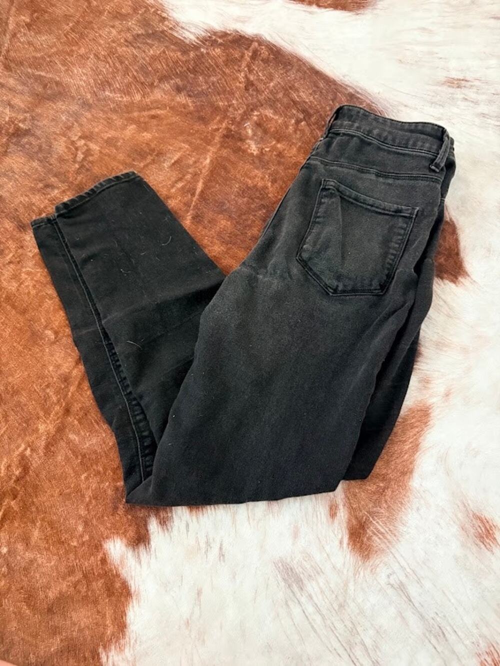 Women's Forever 21 Jeans Size 28 High Rise Skinny Stretch Black